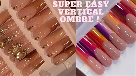 Super Easy Vertical Ombre With Gel Polish Tutorial Ft Nail Reserve