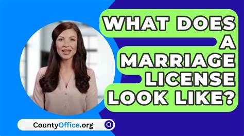 What Does A Marriage License Look Like Countyoffice Org Youtube