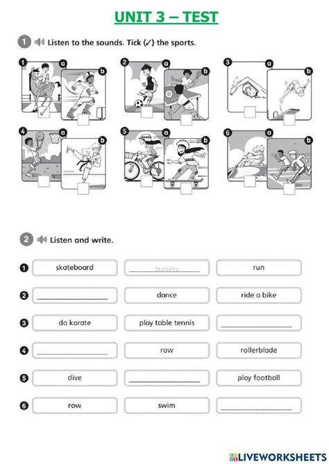 Tiger 3 Unit 3 Worksheet Worksheets The Unit Tutor