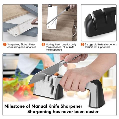 Aiguiseur Couteau De Cuisine Riversong Knife Sharpener Aiguisoir De