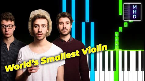 Ajr World S Smallest Violin Piano Tutorial Easy Youtube