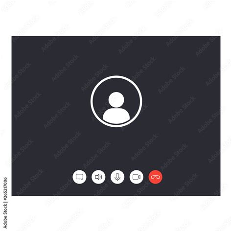 Video call background Stock Vector | Adobe Stock