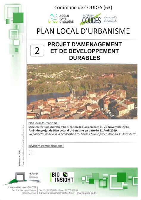 Pdf Plan Local D Urbanisme Capissoire Fr Ressortir Les Enjeux Du