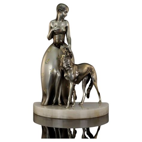 Vienna Bronze By Ernst Beck Of Art Deco Lady Dancer Circa For Sale