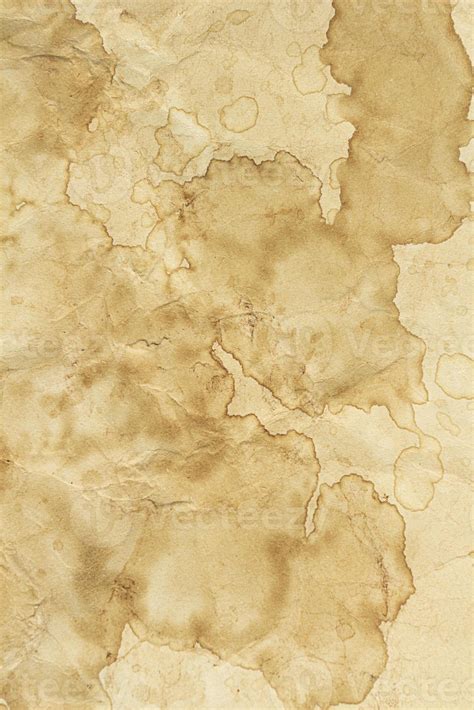 Abstract Background Paper Stain Or Texture Of The Brown Coffee Stain