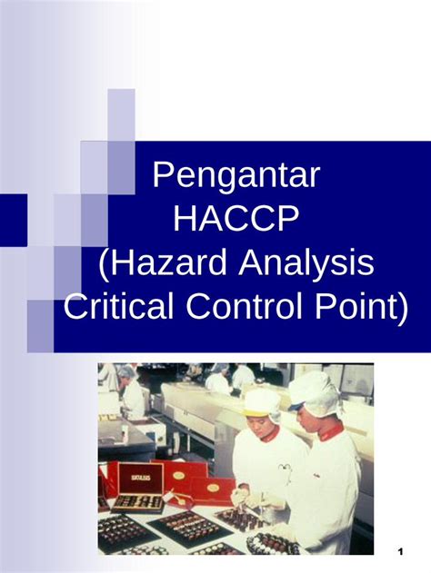 PDF HACCP Hazard Analysis Critical Control Point File Upi Edu