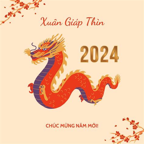 50 mẫu thiệp chúc mừng năm mới Giáp Thìn 2024 đẹp nhất