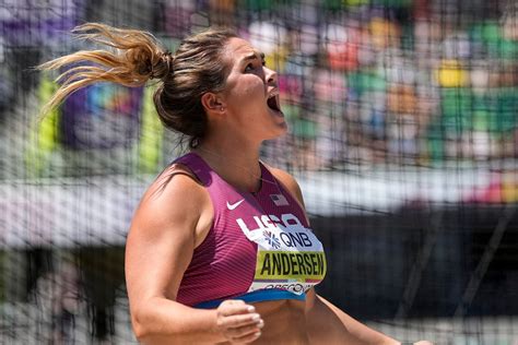 Brooke Andersen Wins Gold In The Womens Hammer Throw At World