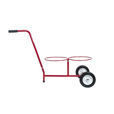 Bucket Buddy 5 Gal Dual Bucket Steel All Purpose Cart In Red Bb0r1