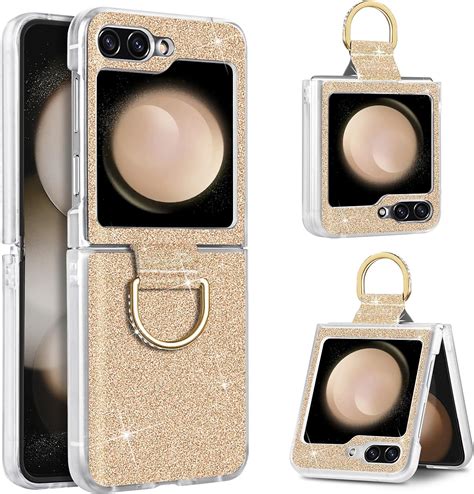 Amazon Bentoben For Samsung Galaxy Z Flip Case Glitter With Ring