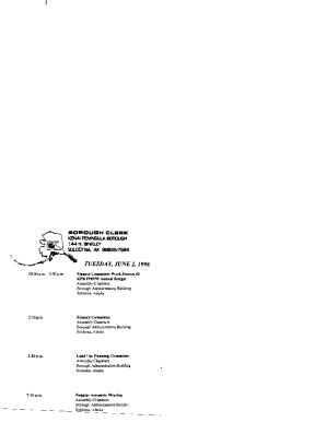 Fillable Online Borough Kenai Ak Assembly Packet Fax Email Print