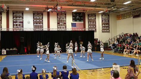 Millbury High School Winter Cheer Regionals 2017 Youtube