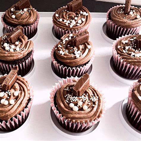 Cupcakes au chocolat fourrés à la crème vanille Tastelist fr