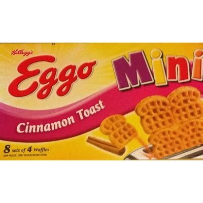 Eggo Cinnamon Toast Frozen Mini Waffles Oz 24 Count Frozen