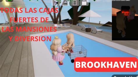 Todas Las CAJAS FUERTES DE LAS MANSIONES Y DIVERSION Brookhaven