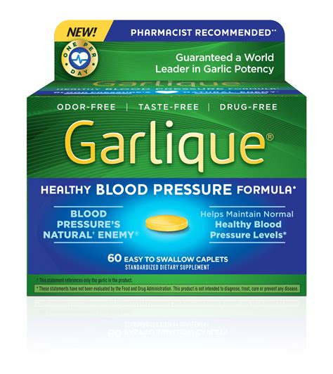 Healthy Blood Pressure Formula - Garlique Garlic Supplement