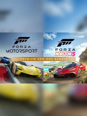 Buy Forza Motorsport And Forza Horizon Premium Add Ons Bundle Xbox