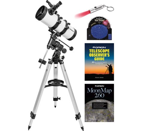 Orion Observer 114mm Equatorial Reflector Telescope Kit Specs