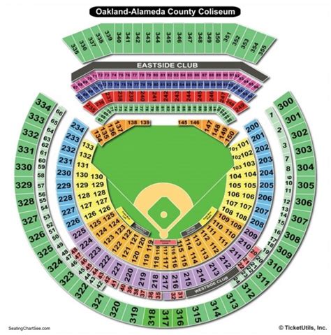 Oakland Coliseum Seating Chart Raiders