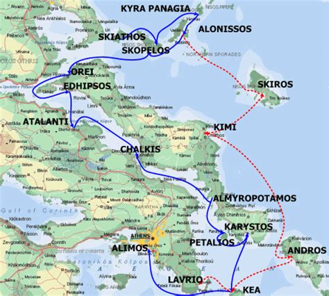 Sporades Islands and Thessaly - Sample Itineraries | SEVEN Sailing ...