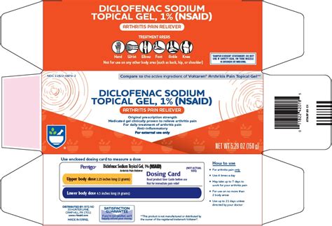 Ndc 11822 0870 Diclofenac Sodium Gel Topical