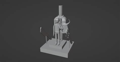 Stl File Inochi No Tabekata Of Eve Mv 🎵・model To Download And 3d Print