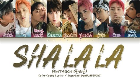 PENTAGON - SHA LA LA (Color Coded Lyrics Eng/Rom/Han/가사) Chords - Chordify