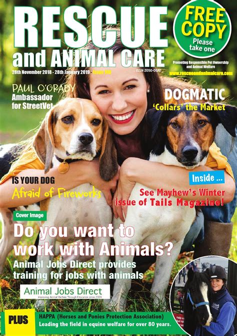 Your Free Winter Issue Of Rescue And Animal Care Magazine Plus Mayhews