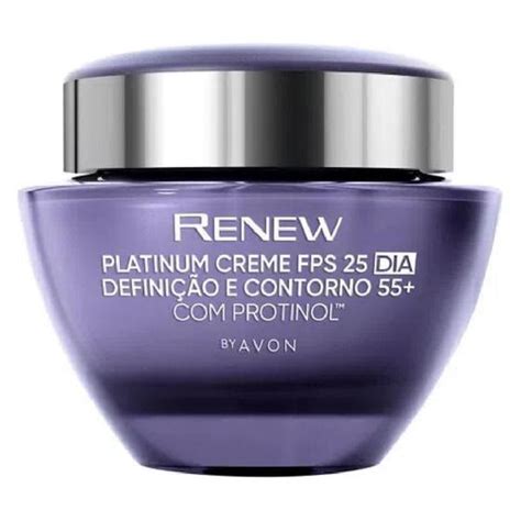 Renew Platinum Creme Facial Dia Fps G Avon Rejuvenescedor