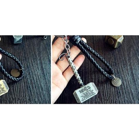 Jual Gantungan Kunci Key Chain Palu Thor Mjolnir Hammer Marvel