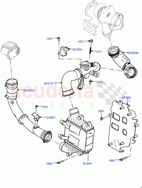 Intercooler Air Ducts And Hoses L Aj P Petrol Mid Pta Changsu