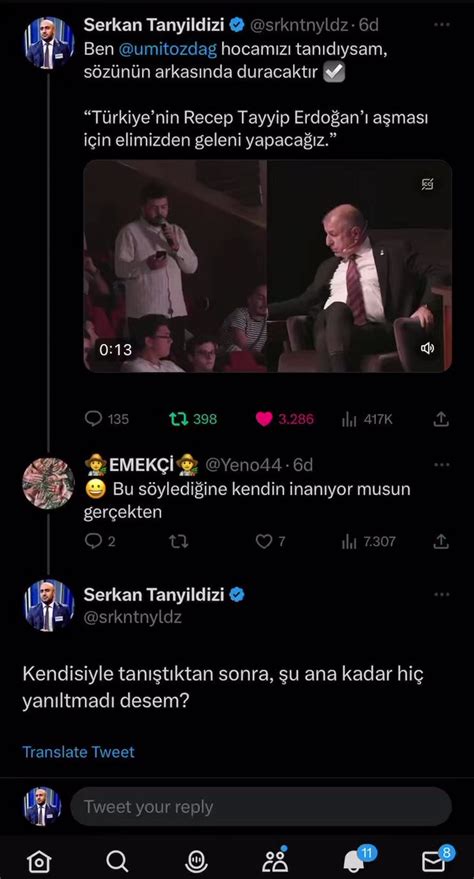 Serkan Tanyildizi On Twitter Te Ekk Rler Hocam Yine Yan Ltmas N Z