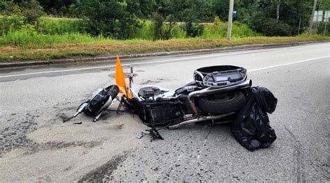 Grave Accident Entre Une Moto Et Un V Hicule Sherbrooke Zone