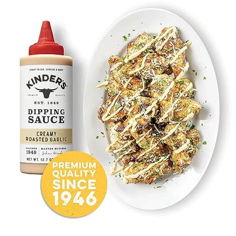 Kinders Creamy Roasted Garlic Dipping Sauce 3 Pack Bundle
