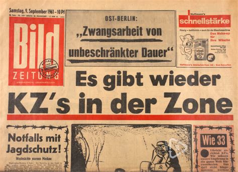 Bild Zeitung 1953 ORIGINAL Historische Magazine De