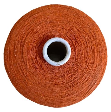 Twisted Ply Orange Dyed Cotton Yarn Count At Best Price In