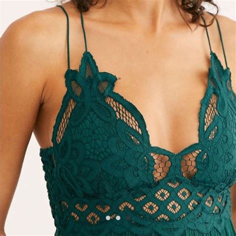 Free People Dresses Nwt Free People Adella Slip Hunter Green Xs S M