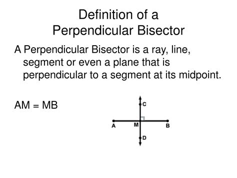 PPT - 5.1 Perpendicular Bisector PowerPoint Presentation, free download ...