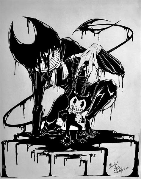 Bendy And The Ink Machine Drawings