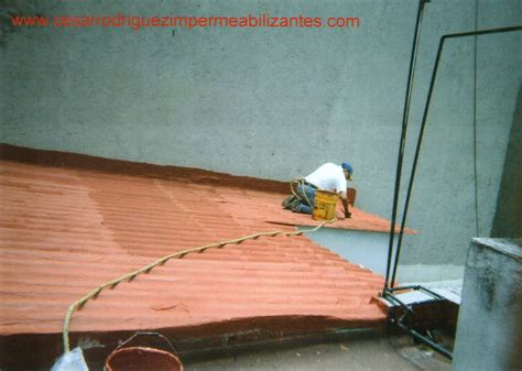 Impermeabilización de lámina de asbesto con Sika impermeabilizaciones