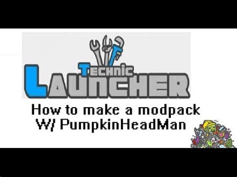 How to make a Pixelmon modpack for Technic Launcher - YouTube