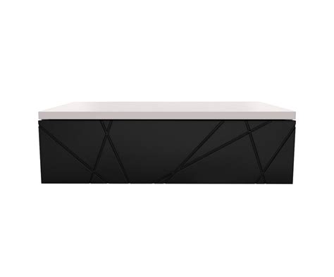 Console d entrée simple Stockholm Gris clair Noir L559 x P338 x