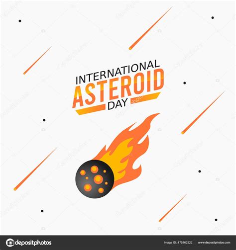 Vector Graphic International Asteroid Day Good International Asteroid ...