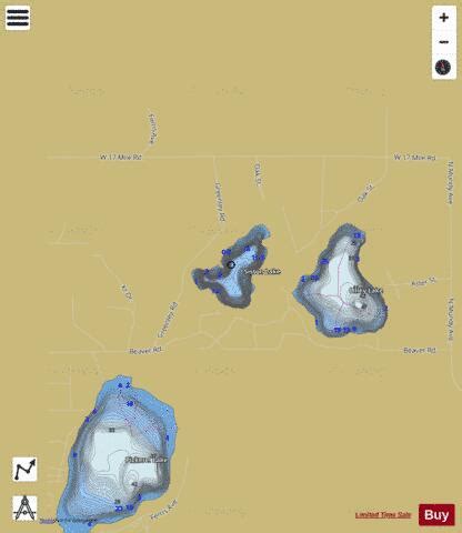 Sisson Lake Fishing Map | Nautical Charts App