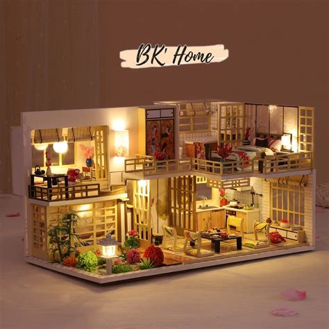 Mô Hình Nhà Búp Bê Tự Làm Diy Doll House Miniature Qiaolexing Mã M030 B Shopee Việt Nam