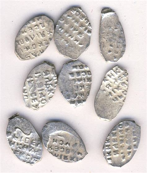 Лот монет Алексея Михайловича (9шт): копейка. 1645-1676