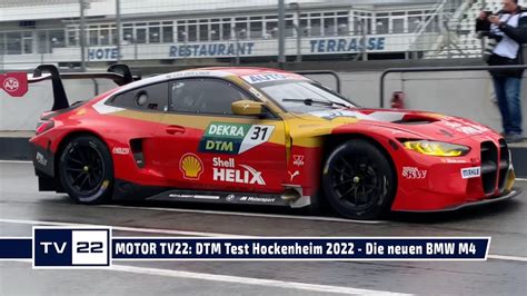 MOTOR TV22 Der Neue BMW M4 In Der DTM 2022 Mit Schubert Motorsport Und