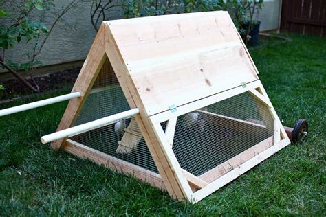 How To Build A Diy Mobile Triangle Shaped Chicken Coop Ana White