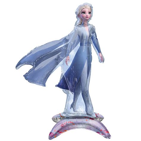 Sitting Frozen 2 Elsa Air Fill Giant Foil Balloon 63cm 25 In Partyrama