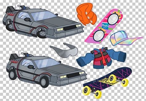 Back To The Future Party Emmett Brown Delorean Time Machine Great